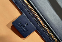 Load image into Gallery viewer, Gucci Sylvie Snakeskin Top Handle Shoulder Bag