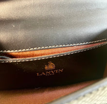 Load image into Gallery viewer, Lanvin Mini Rigid Bag in Croc Embossed Black