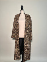 Load image into Gallery viewer, Ba&sh Fauve Leopard Print Trench Coat