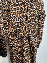 Load image into Gallery viewer, Ba&sh Fauve Leopard Print Trench Coat