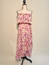 Load image into Gallery viewer, Misa Floral Strapless Dress
