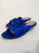 Load image into Gallery viewer, Gianvitto Rossi Blue Blair Satin Sandal
